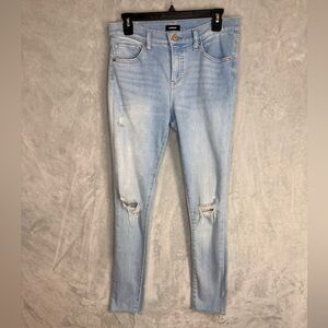 Express Light Blue Skinny Jeans